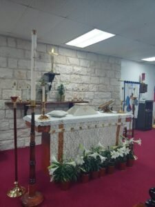 SMEC Easter altar
